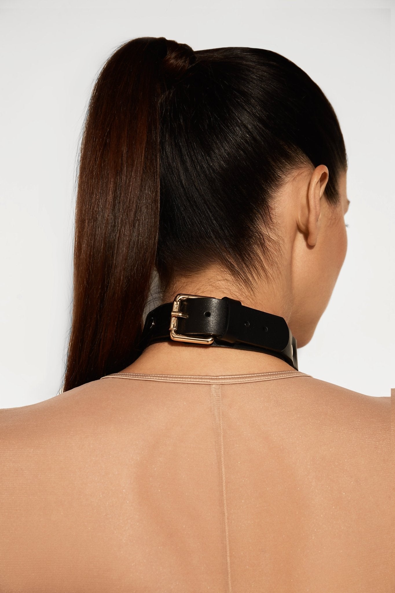 Garsia Leather Collar - leather chokers - EU MARIEMUR