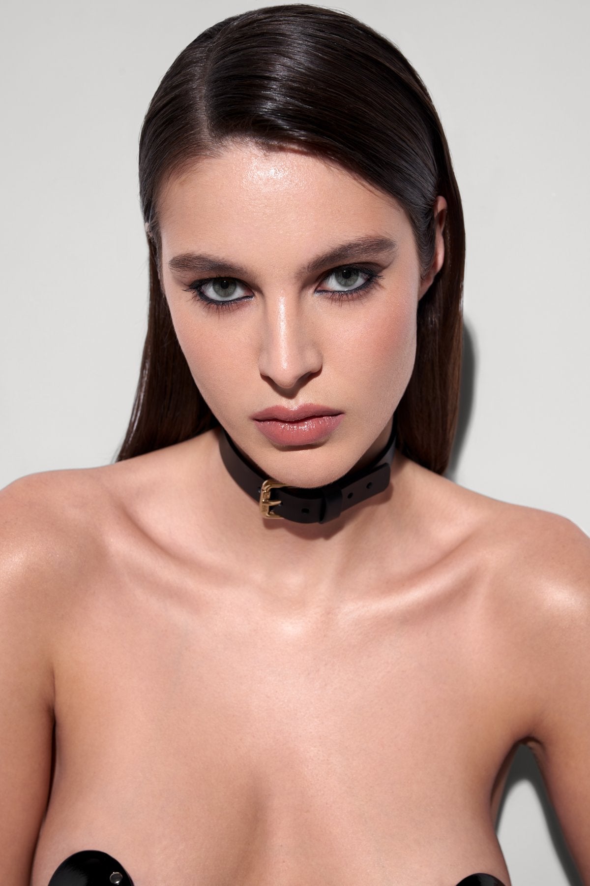 Lola Leather Collar - leather chokers - EU MARIEMUR