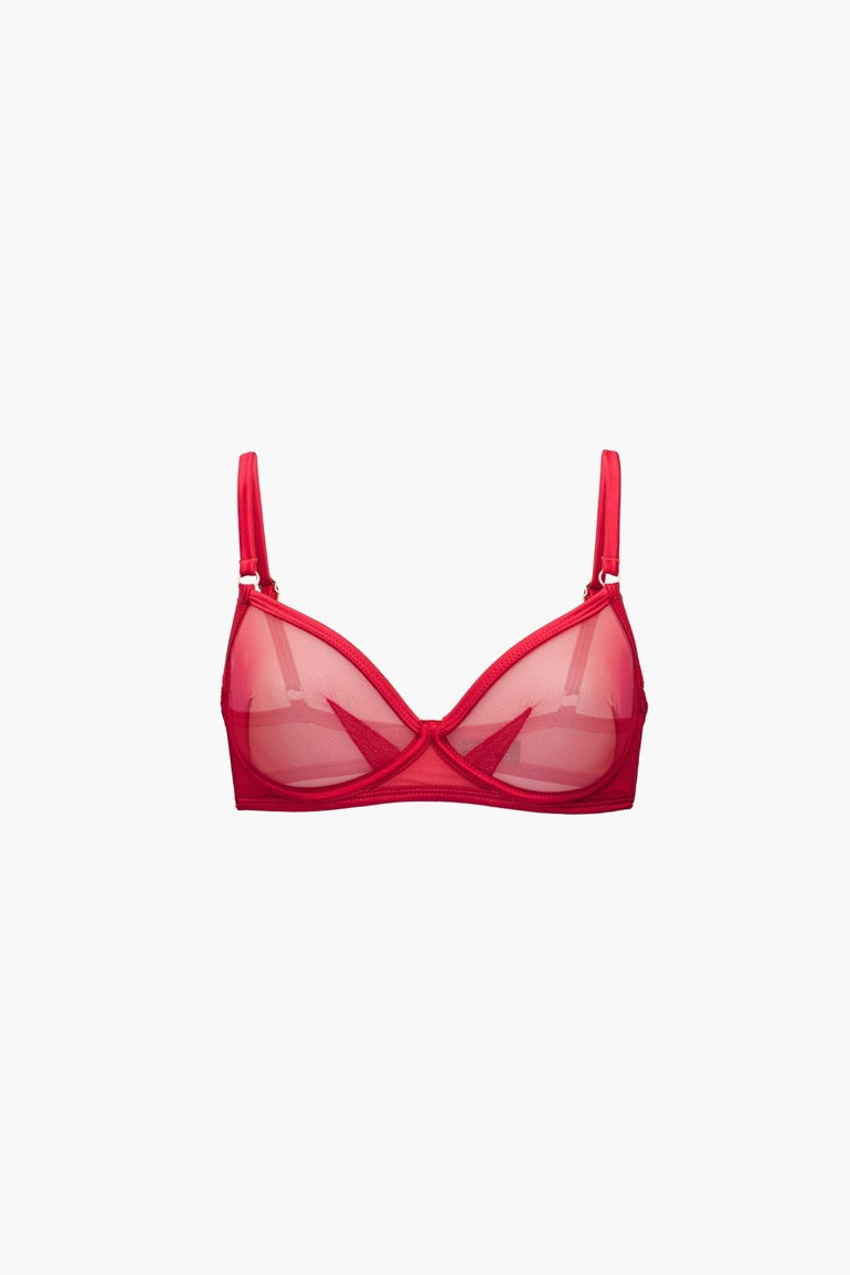 Rose Crotchless Bodysuit & Bra - bodysuits - EU MARIEMUR
